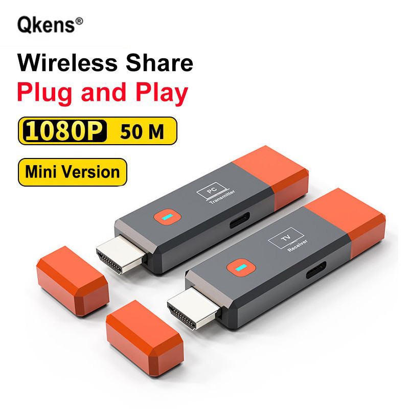1080P 50m HDMI Sem Fio Extensor Transmissor E Receptor De Vídeo De Áudio Home Office Projeção Dongle Share Para Câmera PS4 Projetor De Monitor De PC Portátil TV