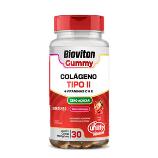 Gummy Colágeno Tipo II + Vit 30 Gomas - Unilife em Oferta na Shopee