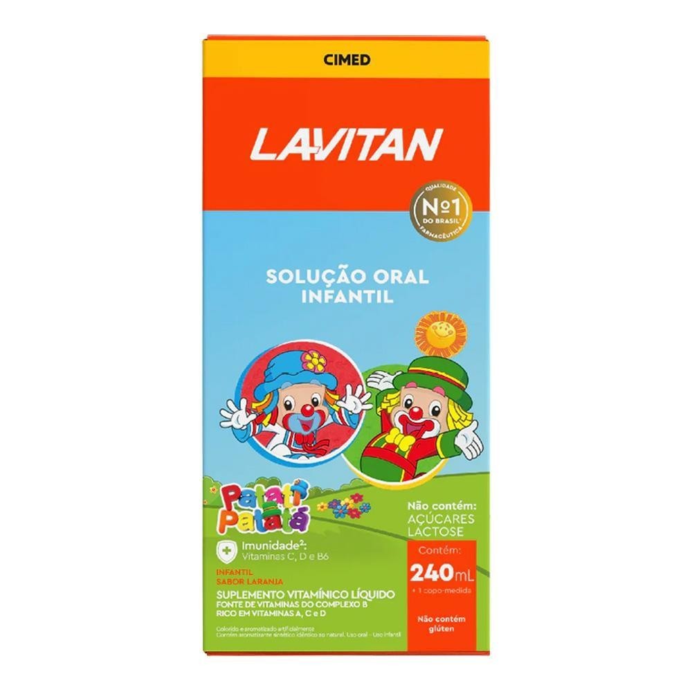 LAVITAN INFANTIL SABOR LARANJA COM 240ML em Oferta na Shopee