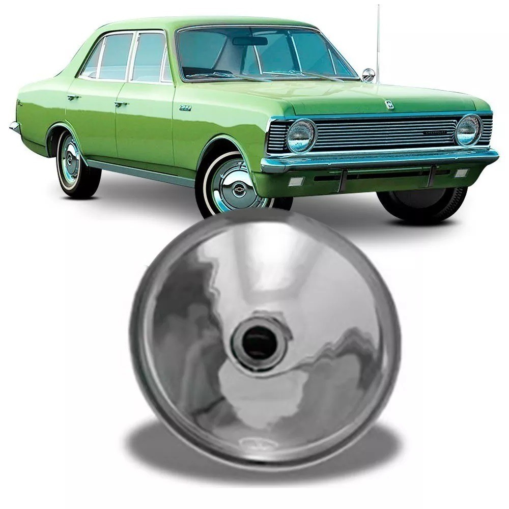 Farol Lente Lisa Modelo Sealed Beam Chevette Opala Jeep Corcel Sem Vigia