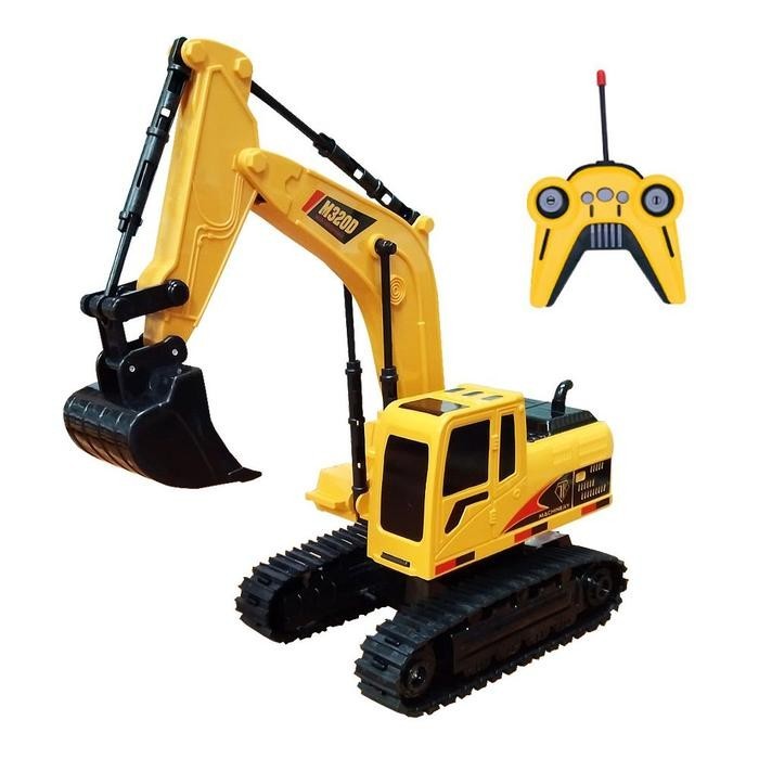 Brinquedo Máquina Escavadeira Recarregável Com Controle Remoto em Oferta na Shopee