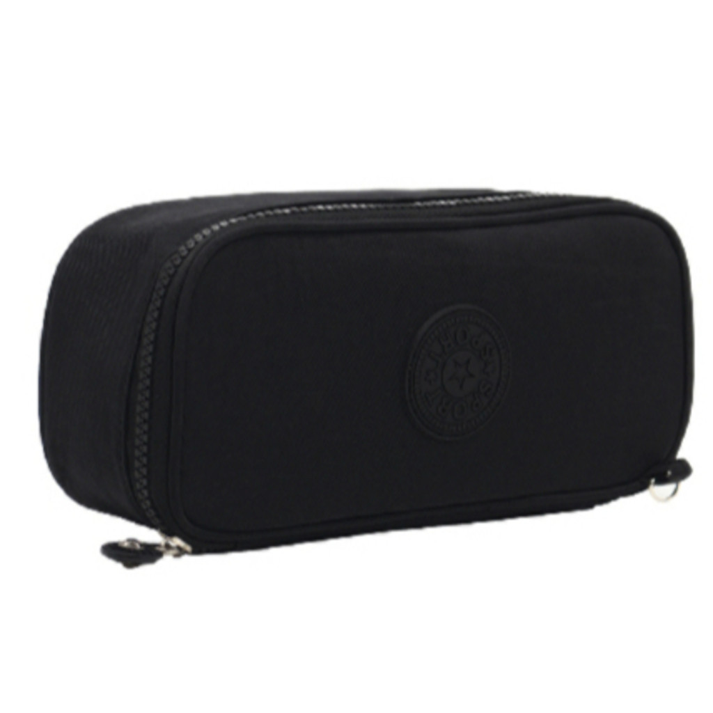 Estojo Organizador Escolar Box Nylon Tactel Espaçoso Caneta Canetinha Lápis Faculdade Grande