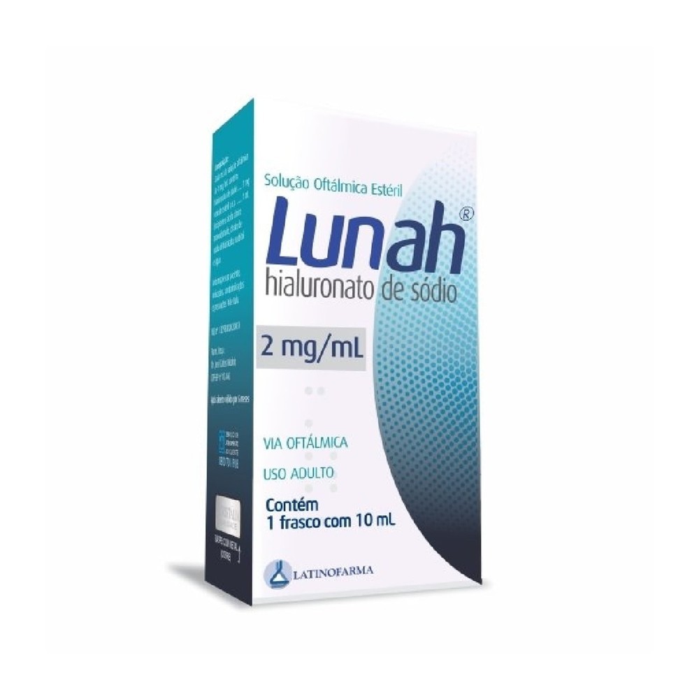 Lunah 2mg Solucao Oftalmologica 10ml em Oferta na Shopee