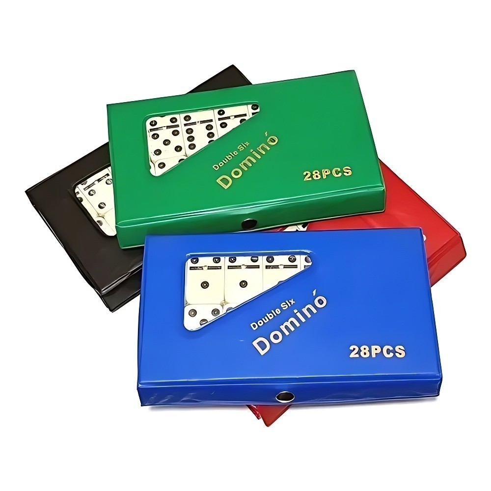 Dominó Profissional De Osso Estojo Com 28 Peças Dominó Estojo em Oferta na Shopee
