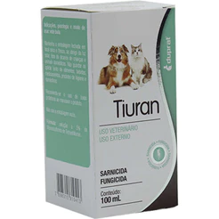 Tiuran Duprat Solução Sarnicida para Cães e Gatos - 100 mL