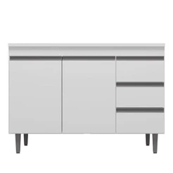Balcão De Pia Andréia 100 Cm Branco - Ajl