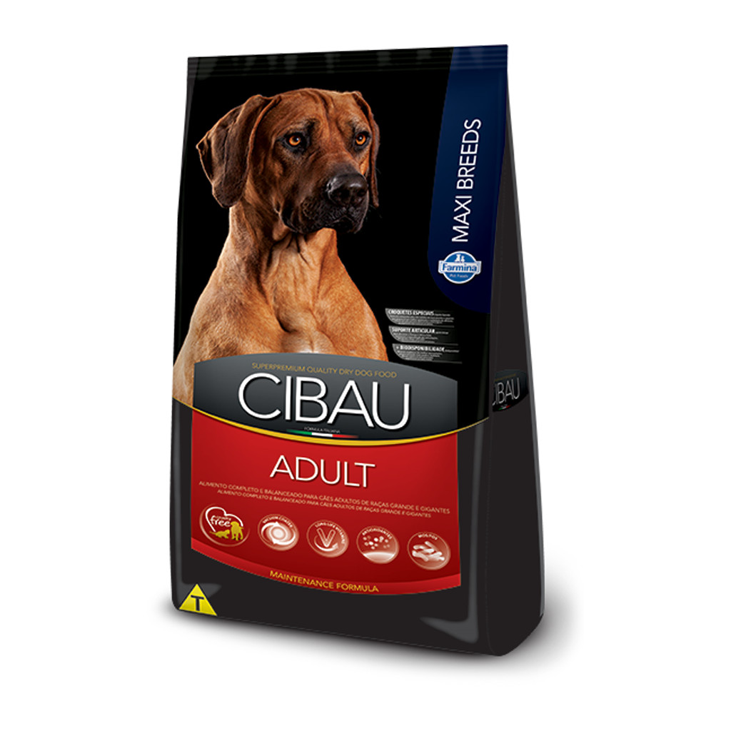 Ração Seca Cibau Maxi Breeds para Cães Adultos de Raças Grandes e Gigantes - 15kg