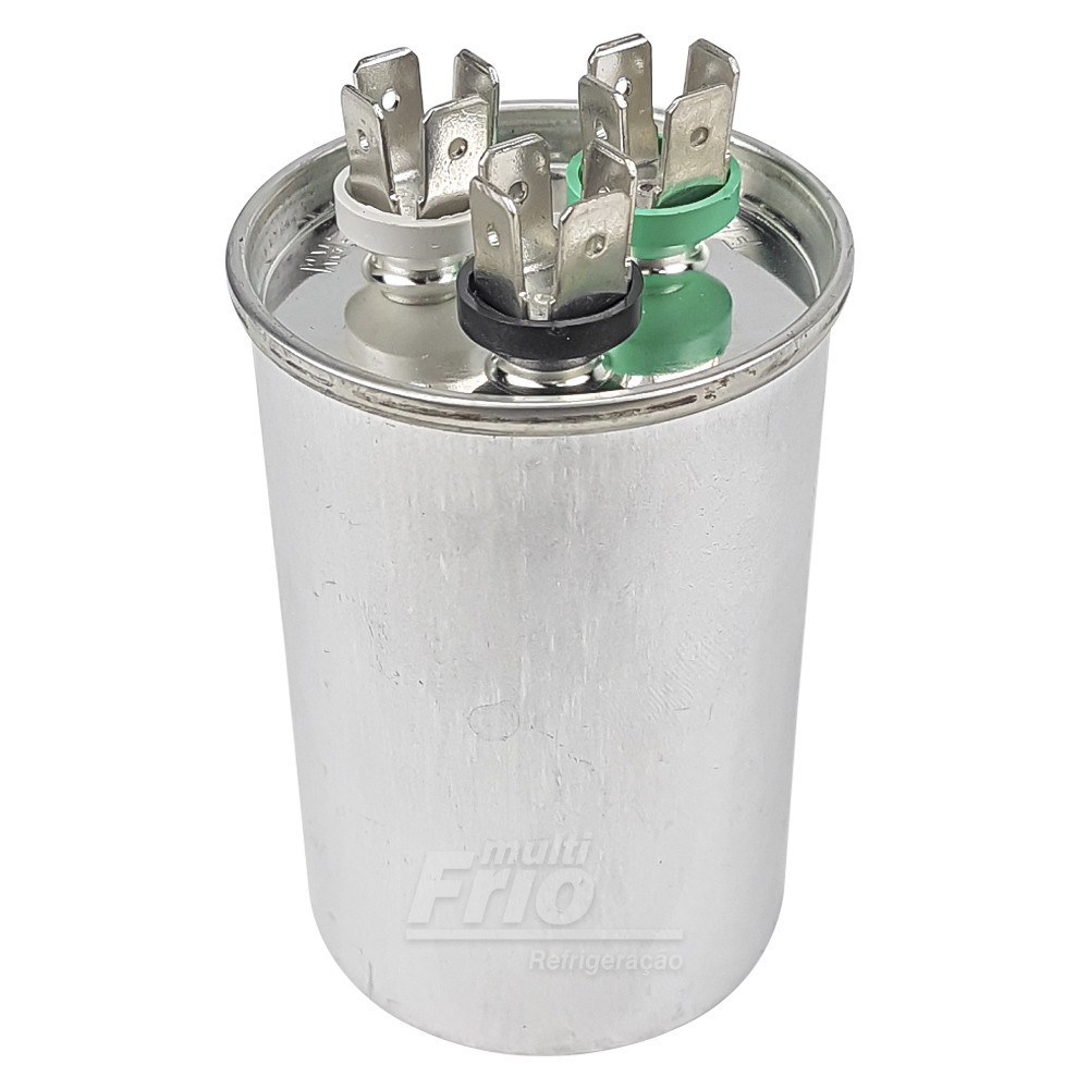 Capacitor Permanente 35 + 2,5 uF 440V Duplo em Oferta na Shopee