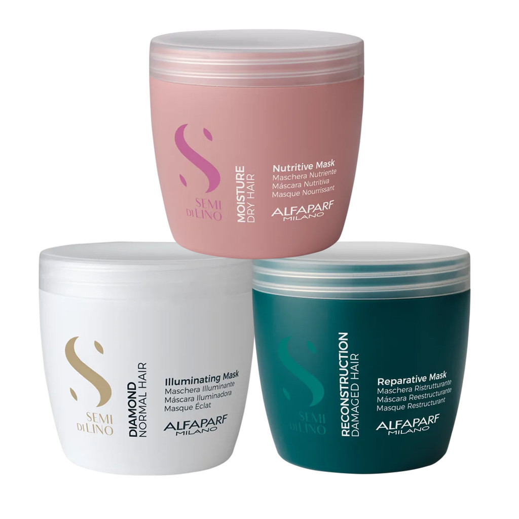 Kit Cronograma Capilar Profissional Semi Di Lino - Alfaparf em Oferta na Shopee