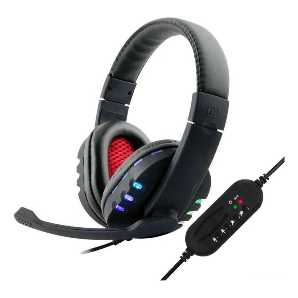 Fone De Ouvido Headset Gamer Entrada Usb Para Note Ps4 Pc Xb