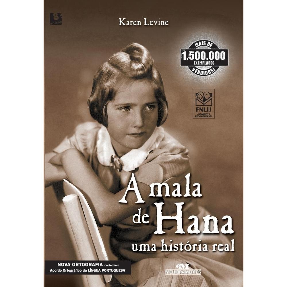 LIVRO - A Mala de Hana Uma História Real - Melhoramentos - Karen Levine - Infantil História Real