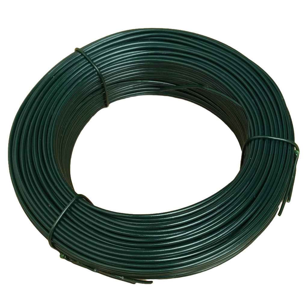 Arame Galvanizado 18 Bwg - 1,24mm Pvc (1,90mm) 1kg - Verde em Oferta na Shopee