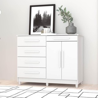 Cômoda para Quarto com Sapateira 2 Portas 4 Gavetas Lírio V02 Branco - Mpozenato em Oferta na Shopee