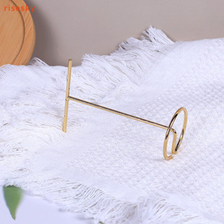 [risesky] Rack De Exibição De Joias De Metal Em Forma De T , Brincos , Colar , Suporte De Armazenamento , Show Ch , Vitr em Oferta na Shopee