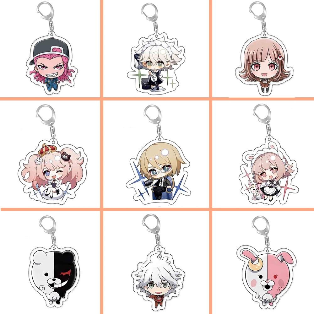 Monokuma Danganronpa Naegi Makoto Anime Chaveiro Modelo Dos Desenhos Animados Acrílico Saco Acessório Bonito Presente em Oferta na Shopee