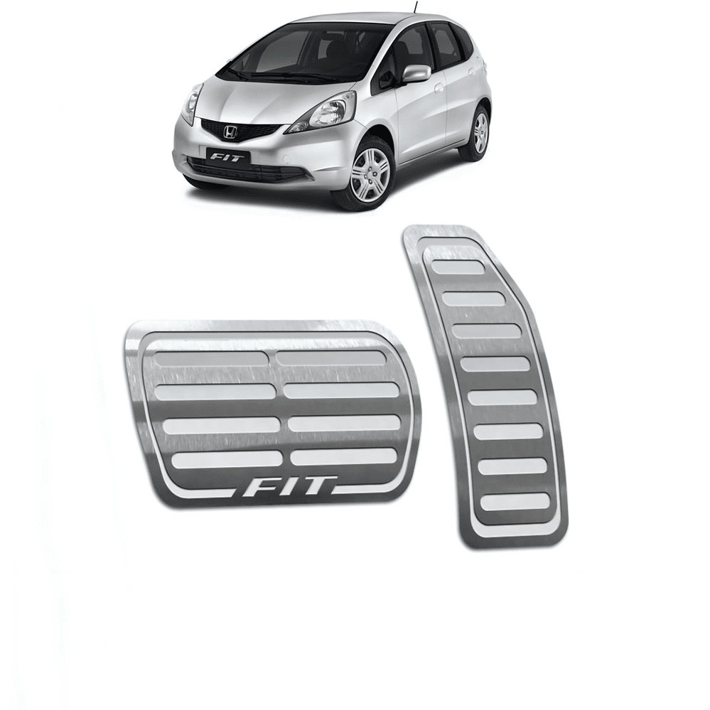 Pedaleira Fit 09/14 Automático Aço Inox - Não fura o pedal em Oferta na Shopee