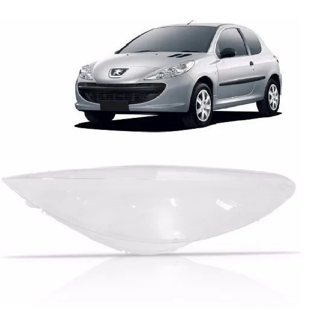 Lente Farol Principal Peugeot 207 2009 2010 2011 2012 2013