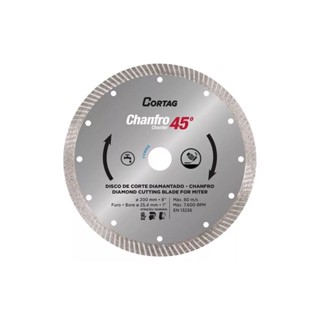 Disco Diamantado 200 Mm Linha Zapp Para Chanfro 45° Cortag em Oferta na Shopee