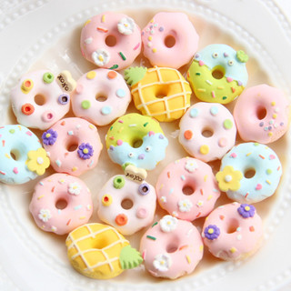 10 Pçs Simulação Donut Brinquedo Em Miniatura Comida Fingir Jogar Casa De Boneca Acessórios Resina DIY Decorações Artesanais em Oferta na Shopee
