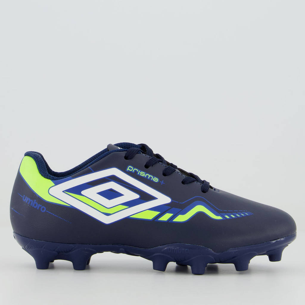 Chuteira Umbro Prisma+ Campo Juvenil Azul em Oferta na Shopee