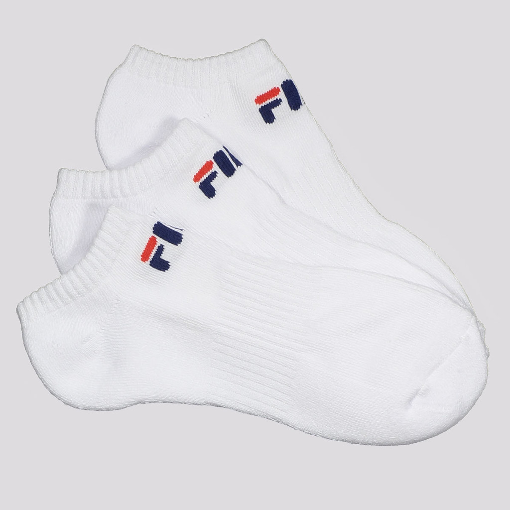 Kit Meia Fila 3 Pares Cano Curto Branco em Oferta na Shopee