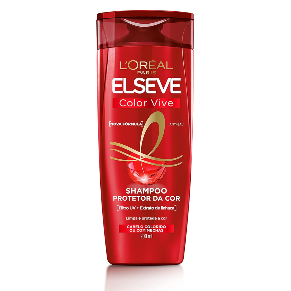 SHAMPOO COLOR VIVE ELSEVE LORÉAL PARIS 200ML em Oferta na Shopee
