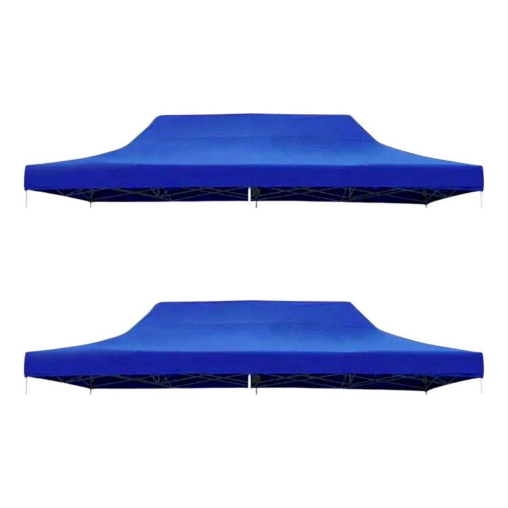 Lona Para Tenda Gazebo 3x6. Cor Azul. Resistente. Toldo
