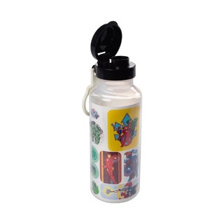 Garrafa 600 ml Customizável com Adesivos Vingadores Plasútil em Oferta na Shopee
