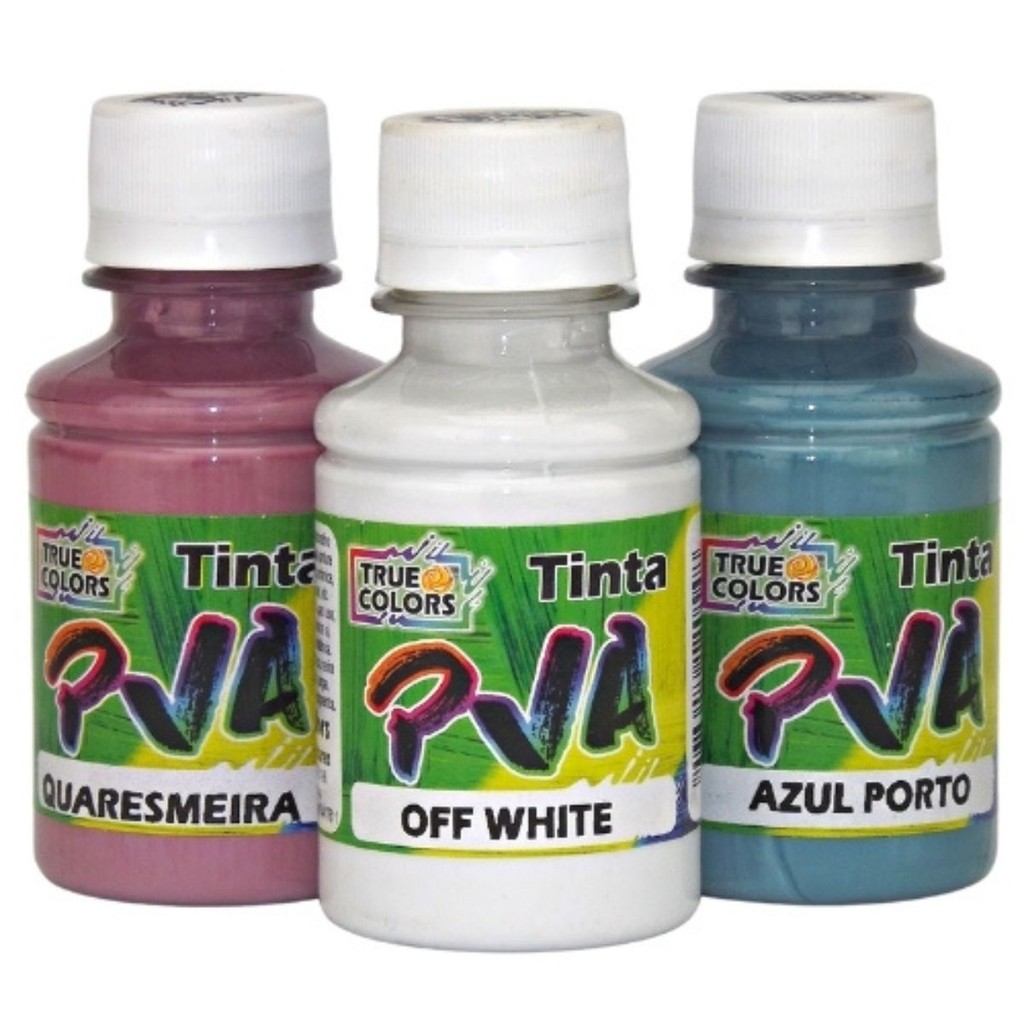 Tinta PVA True Colors 100ml Fosca em Oferta na Shopee