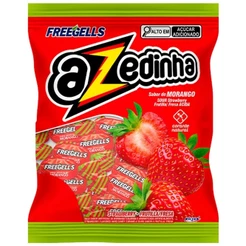 Bala Dura Azedinha Freegells Morango 475g - Riclan