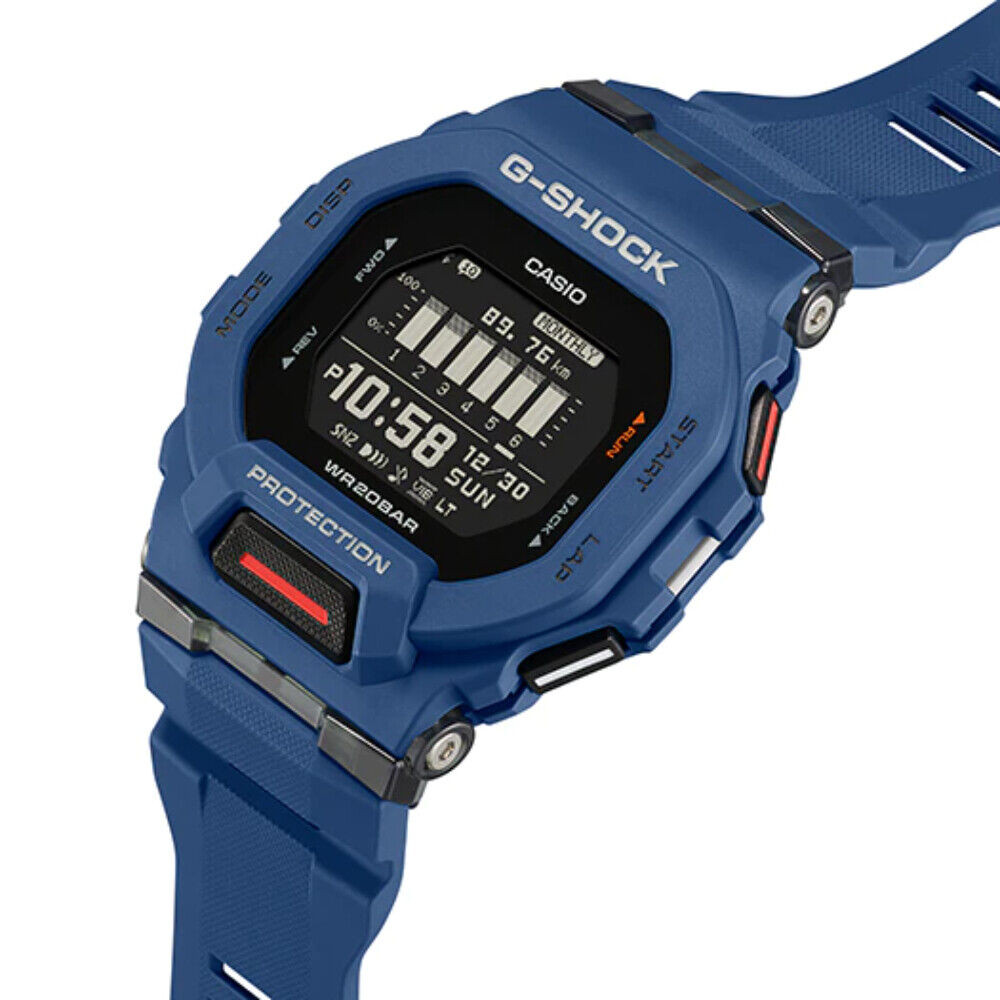 RELÓGIO CASIO G-SHOCK G-SQUAD MASCULINO AZUL GBD-200-2DR em Oferta na Shopee
