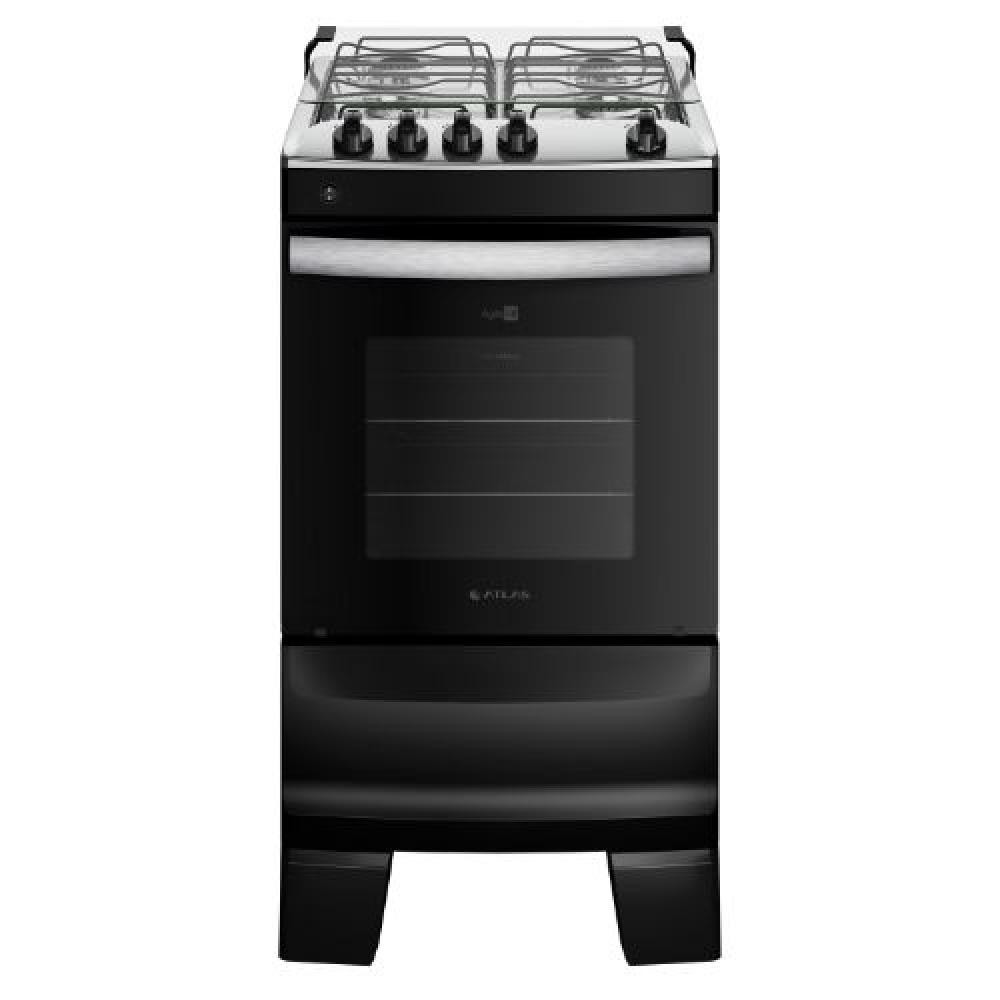 Fogão 4 Bocas Atlas Automático Agile Up Preto em Oferta na Shopee