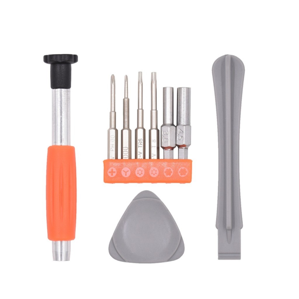 Kit 9 Peças Chaves Abertura Limpeza Controles Consoles Nintendo Switch Xbox Playstation Ps3 Ps4 Ps5
