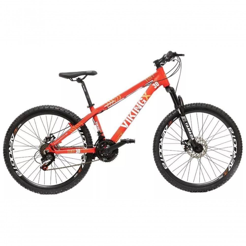 Bicicleta Viking Aro 26 Câmbios Importados 21v Aero Vermelho em Oferta na Shopee