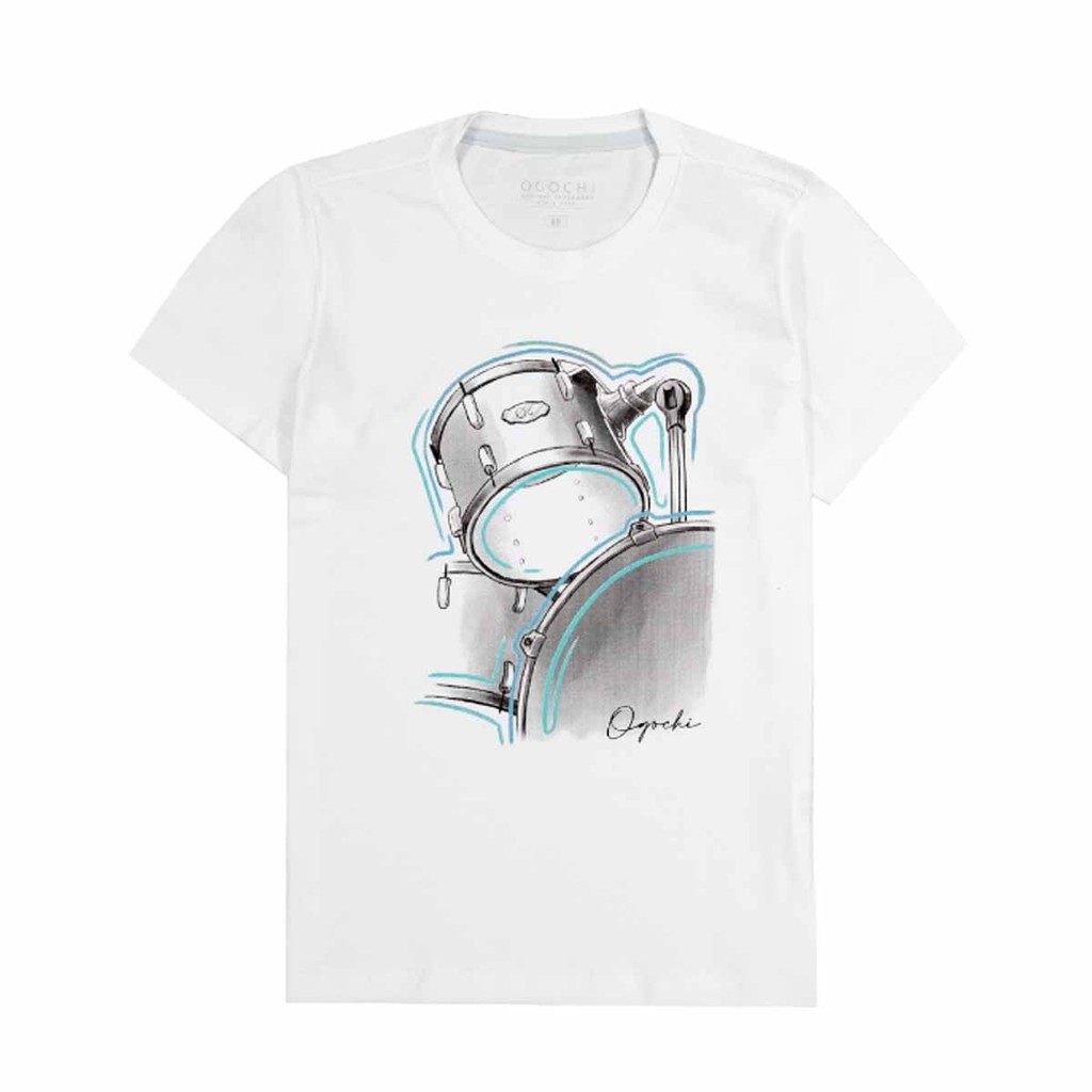 Camiseta Ogochi Infantil Estampada Branca
