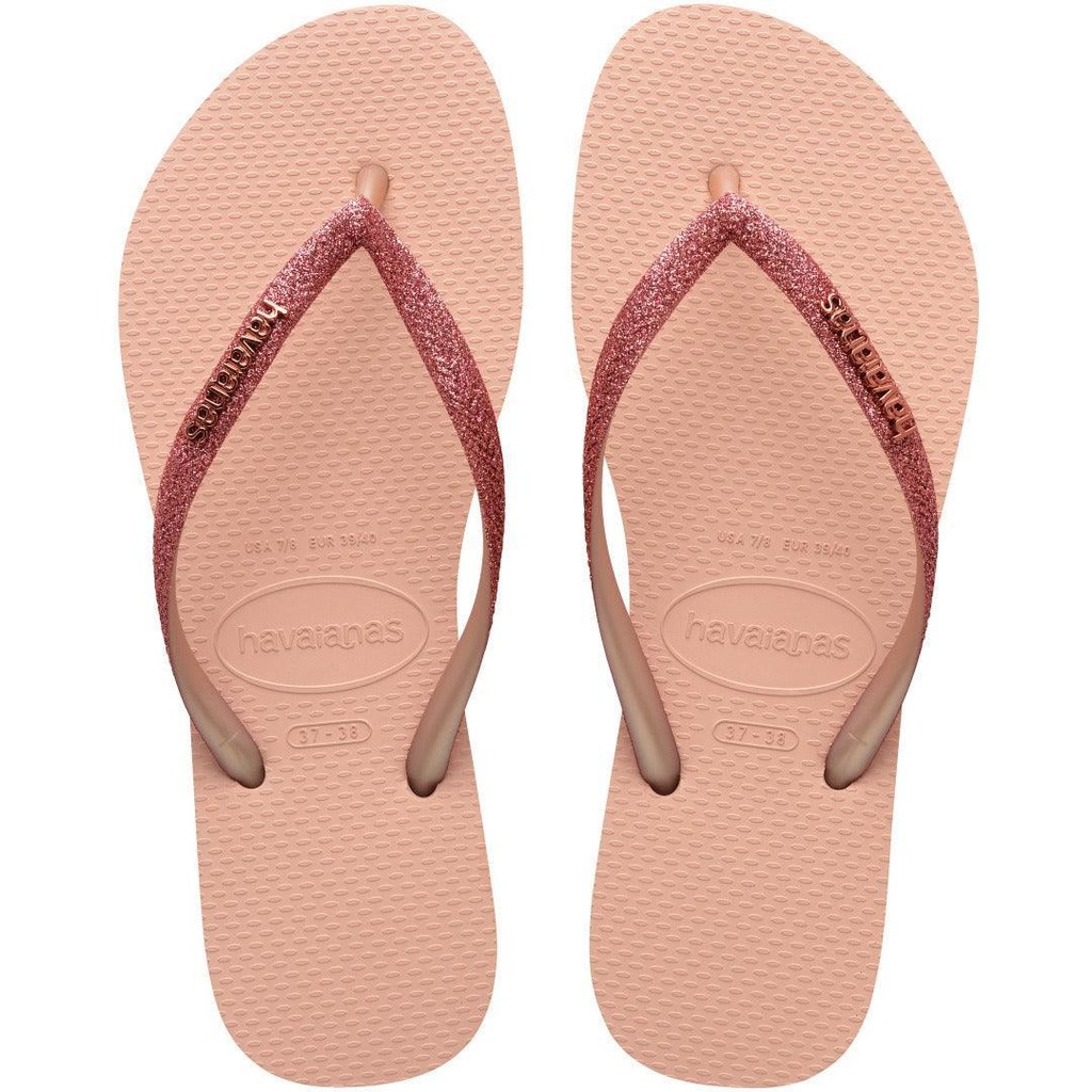 Chinelo Havaianas Slim Glitter II Rosa - Women Shoes