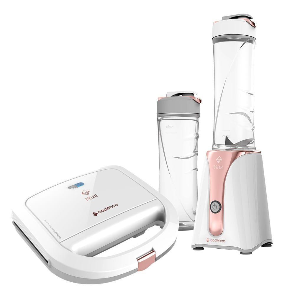 Kit Cadence Dream Rosé Gold - Blender E Sanduicheira 220V em Oferta na Shopee