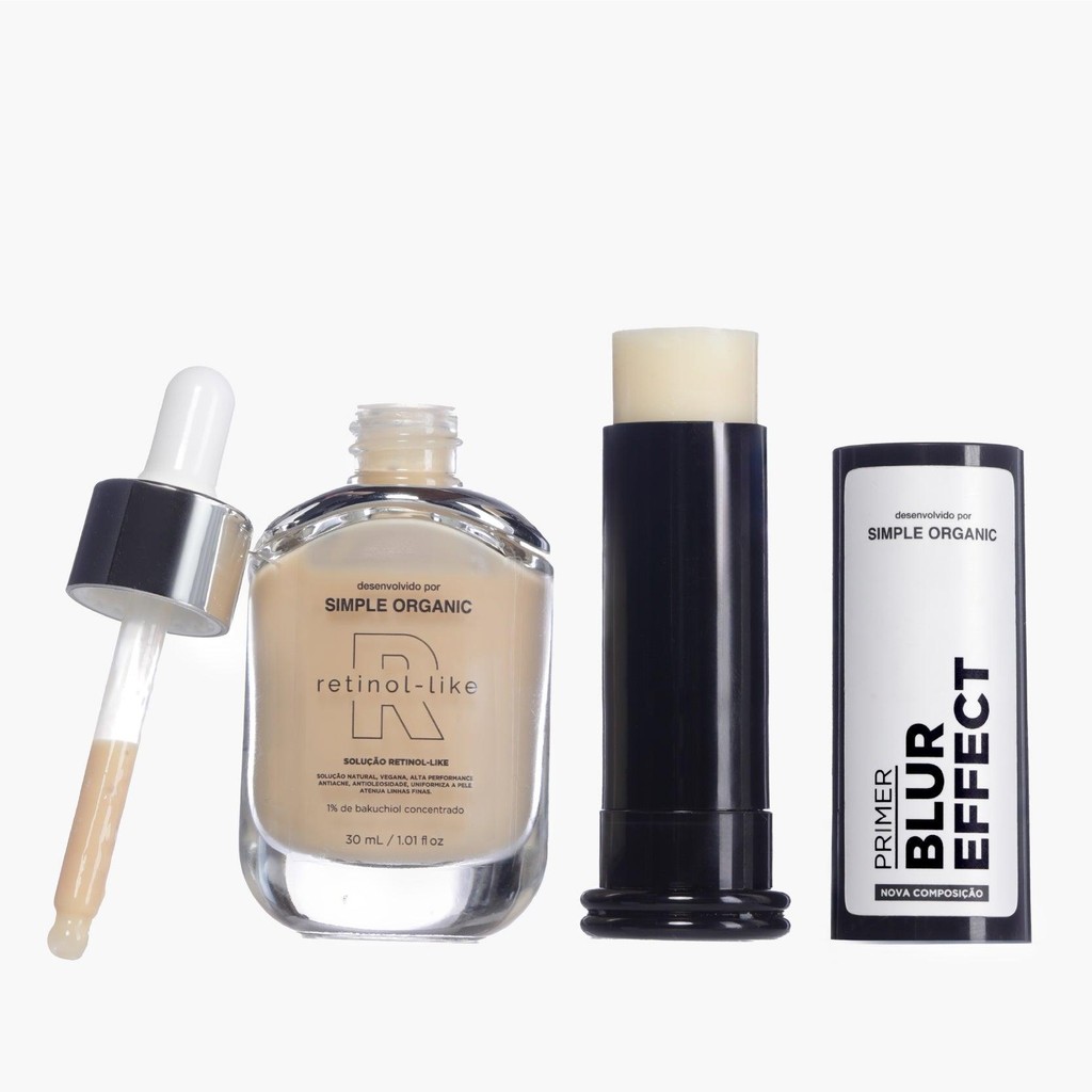 Kit Poros Invisíveis Simple Organic em Oferta na Shopee