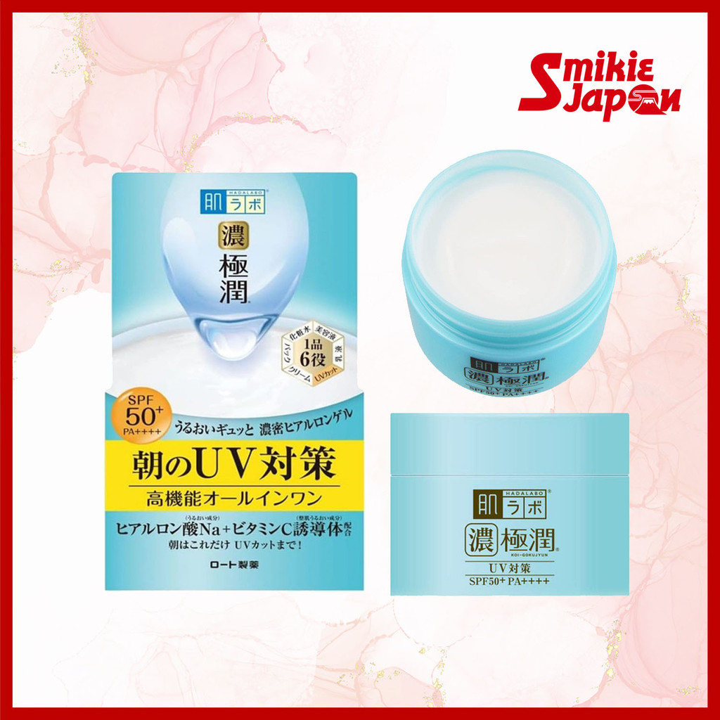 Rohto Hada Labo All-in-One Gokujun UV White Gel 90g Fps50 + PA + Direto Do Japão
