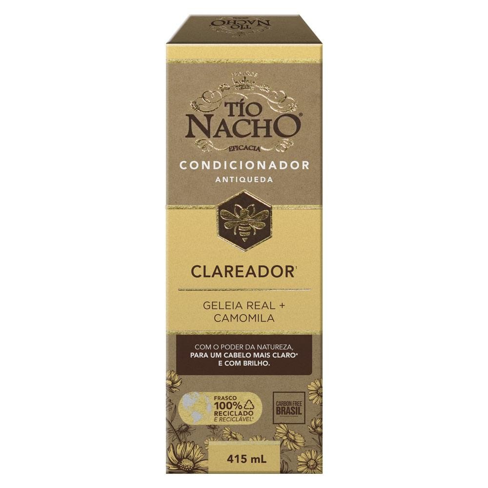 CONDICIONADOR ANTIQUEDA CLAREADOR GELEIA REAL E CAMOMILA TÍO NACHO 415ML