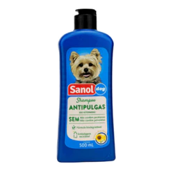 SHAMPOO ANTIPULGAS 500ML SANOL DOG