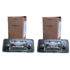 Par lanterna luz de placa Volkswagen Polo Sedan 2003 a 2004