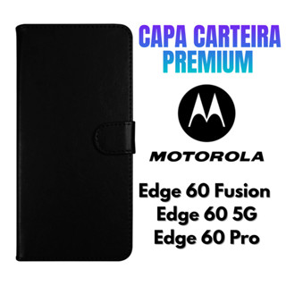 Capa Carteira Motorola Edge 60 / Edge 60 Pro / Edge 60 Fusion | Flip Magnética com Porta-Cartão em Oferta na Shopee