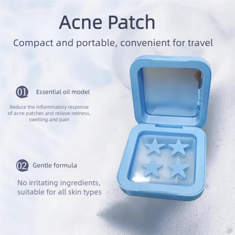 32pcs Adesivo De Acne Hidrocolóide Estrela Espelho De Maquiagem Remendos