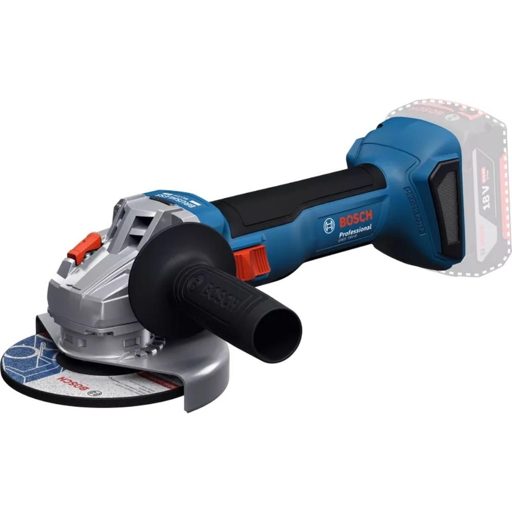 Esmerilhadeira Angular 5POL 18V sem Bateria e Carregador GWS 18V-8 BOSCH