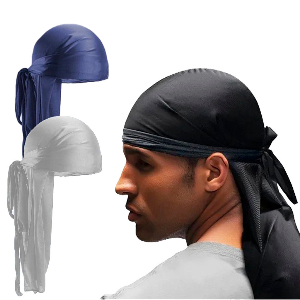 Kit 3 Bandanas Durag | Durag | Wave Cap – Várias Cores