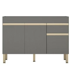 Balcão De Pia Line 120 Cm Gris - Kits Paraná