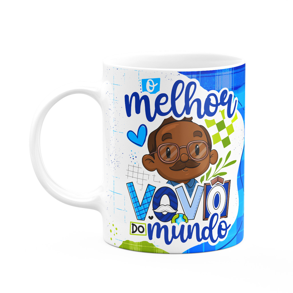 Caneca dos Avós Cartoon o Melhor Vovô do Mundo M10 — R$ 59,90 em Shopee