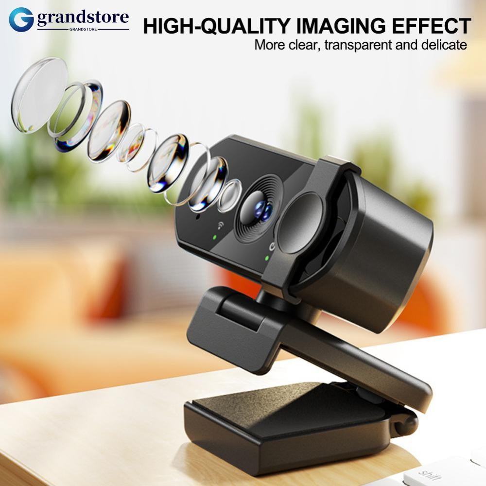 GRANDSTORE 1080P 2K 4K Webcam Mini Câmera Full HD Com Microfone 30fps USB Web Cam Para Foco Automático PC Portátil De Gr