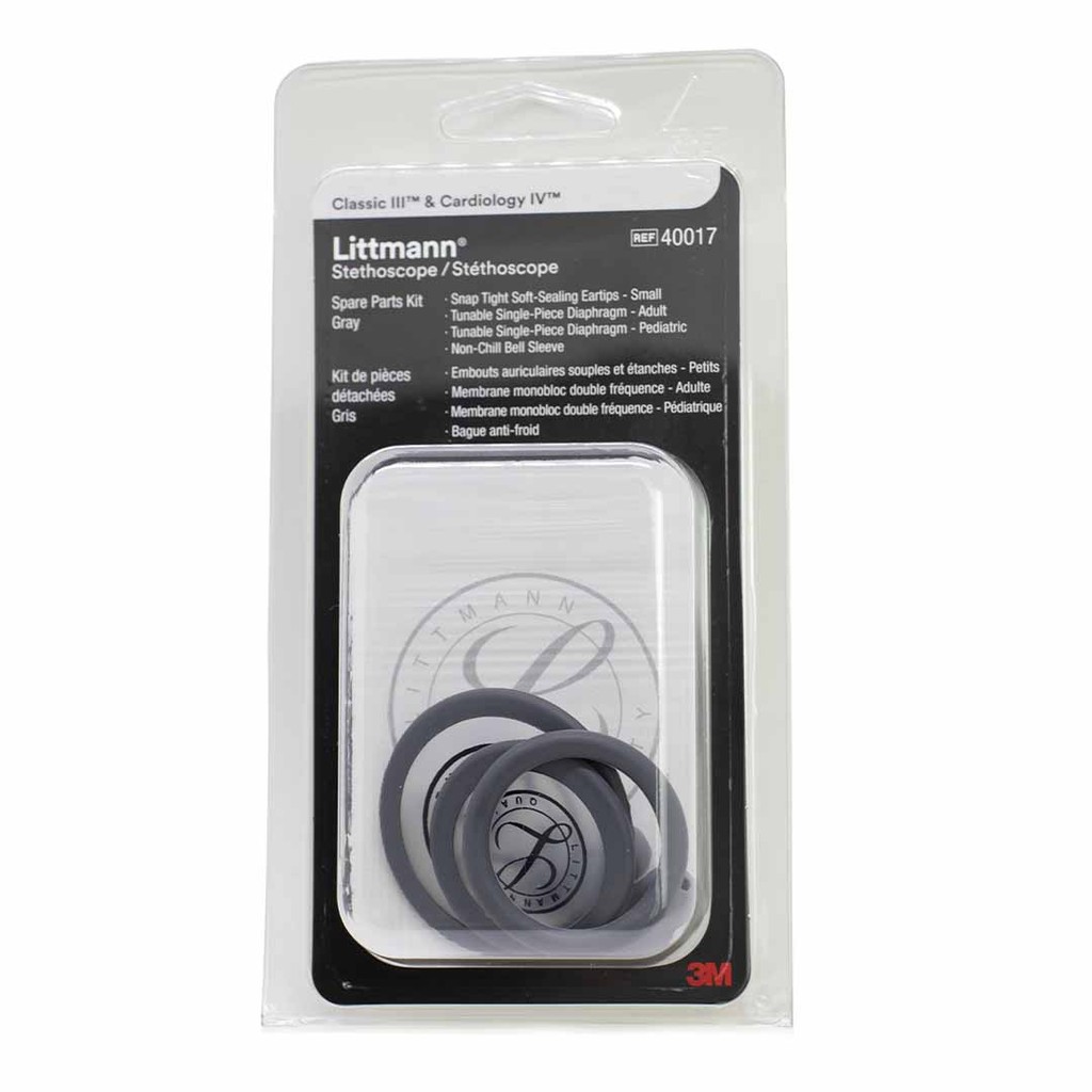 Kit Reparo Littmann Classic III e Cardiology IV CINZA 40017 3M